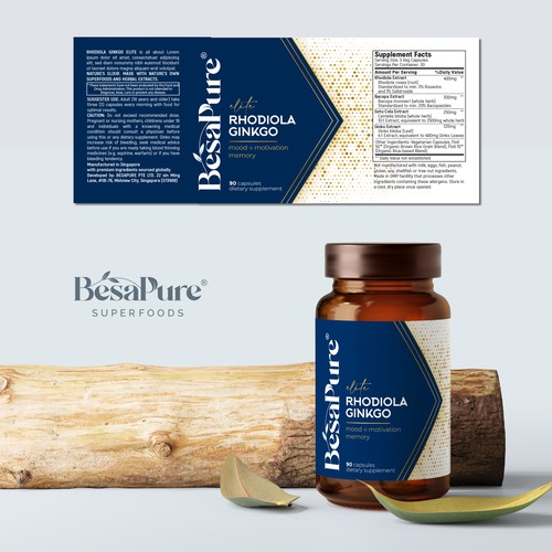 Diseño de Premium Design For Health Supplement de _danika_