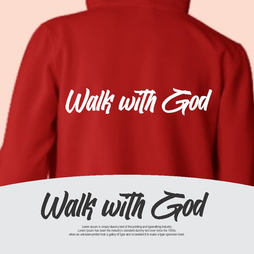 Walk With God Minimalist Luxury Logo for a Modern Faith & Fashion Brand Design by Atharalie