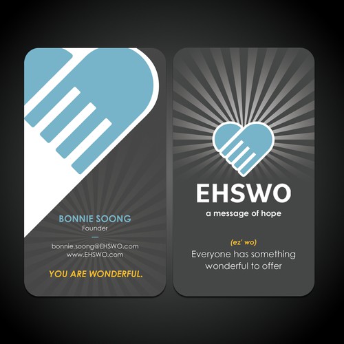 A Cool, Fun Business Card That's Not Really A Business Card - Have fun with this!!!  EHSWO.com Design by CurveSky™ ☑️