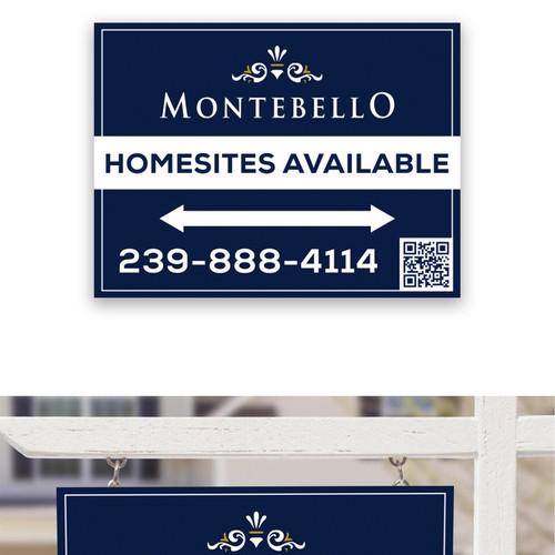 Upscale and Sophisticated New Homes for Sale - Signage Design by GraphicVersa
