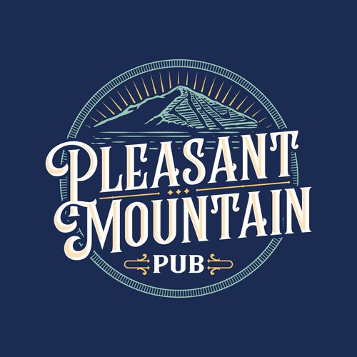 4 season-High end mountain pub on ski mountain and lake Design by AlarArtStudio™