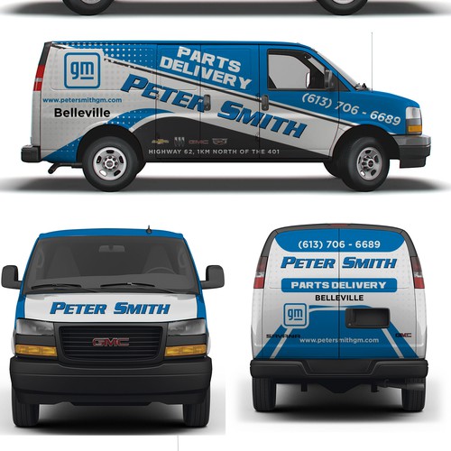 Parts Delivery Van Wrap for a GM Dealership Design by Logicainfo ♥