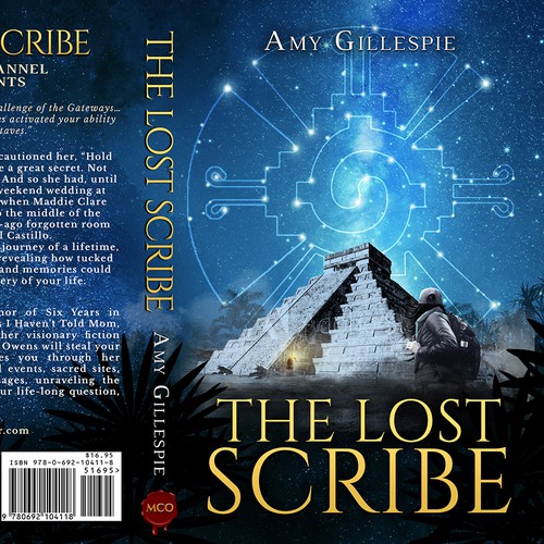 Dynamic Book Cover for Adventure Fiction Series,  at forgotten sacred sites (crediting illustrator) Design por Sanaga Designs