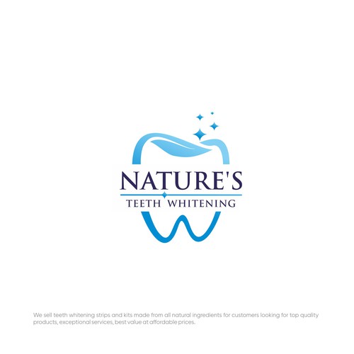 Nature's Teeth Whitening - Needs a Natural Company Logo Design by AGNDesign