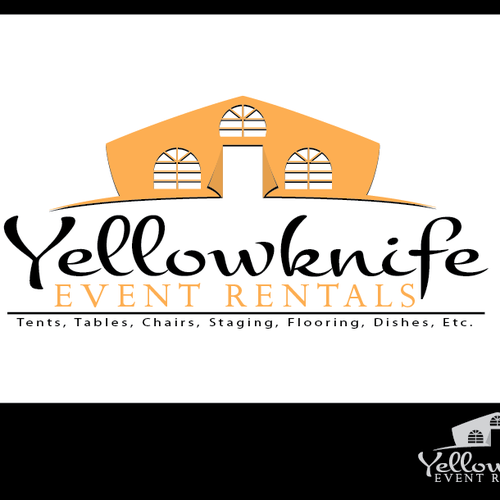 New event and party rental company needs a fun, modern and professional logo. Design by Acidpoptart