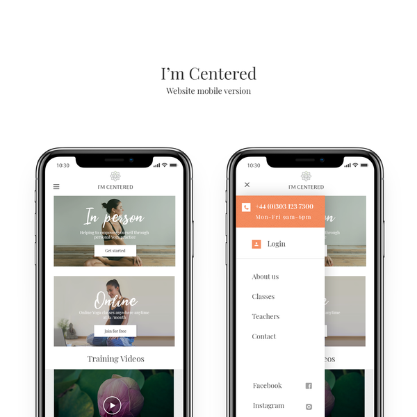 Design by krishnanunni titled "Yoga courses "