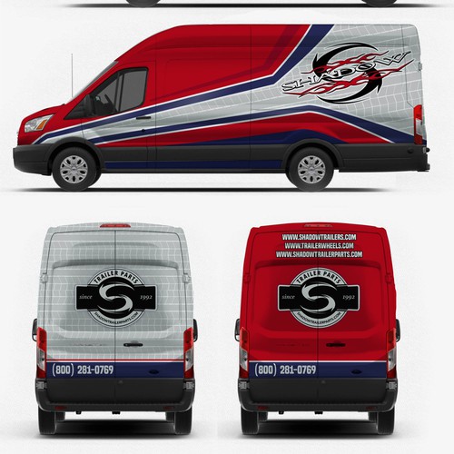 All over ford transit cargo extended wheel base, high roof, van wrap design, Car, truck or van wrap contest