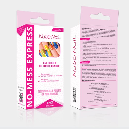Nutra Nail Gel Remover Design by VIVID_Design.