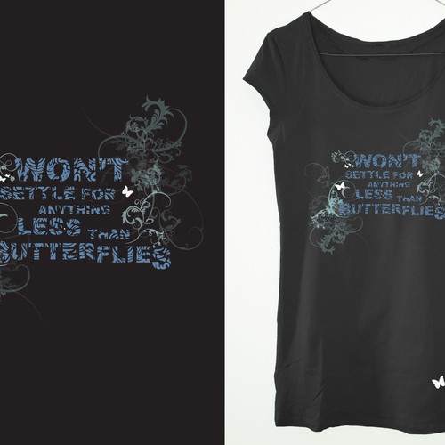 Positive Statement T-Shirts for Women & Girls Design by Bresina