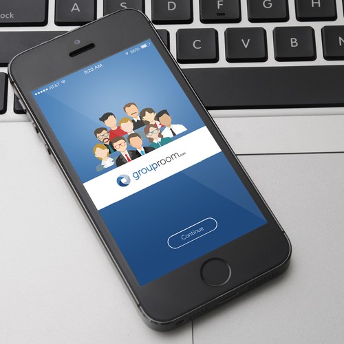 Create a simple and awesome splash screen for GroupRoom! Design by Sunriser