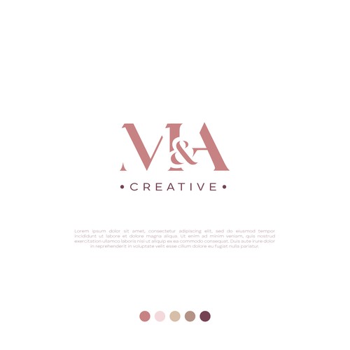 Logo for exclusive event planning business Design by Nella.