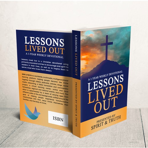 We need a captivating cover for our 1-year Devotional! Design by Zahari Studio