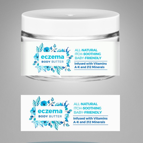 Create a cute, Instagram-friendly, trustworthy skin cream label Design by se7en designs