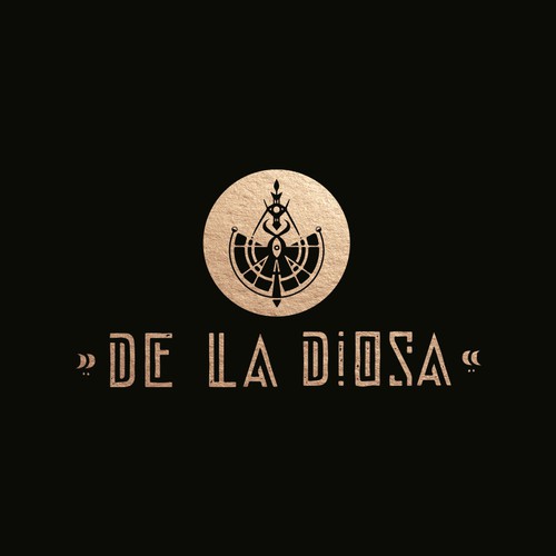 De la Diosa - Goddess Temple and Retreat Center Logo Design by Sauriêl Creative