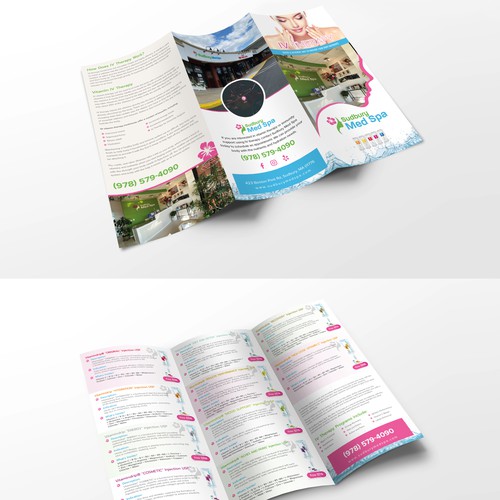 Design a brochure for IV Therapy at Sudbury Med Spa, FULL CONTENT PROVIDED Design by mou*7