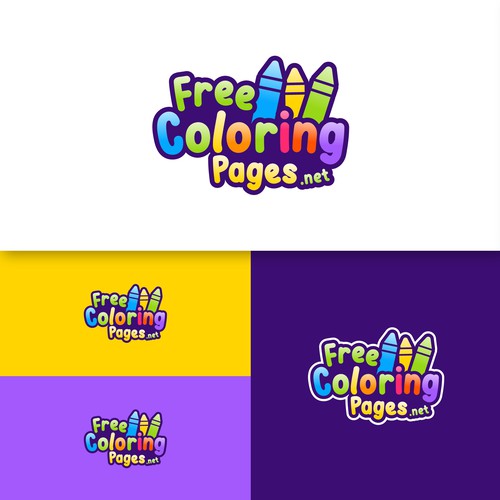 Help us create a logo for our coloring website! Design by Atank