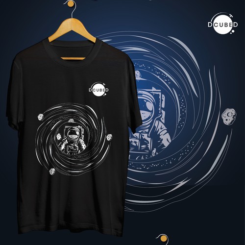 Awesome New Space Shirt Design by chinmoydesigns