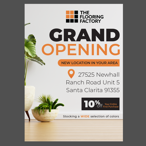 Grand Opening Flyer Design por AbhisheCreatives