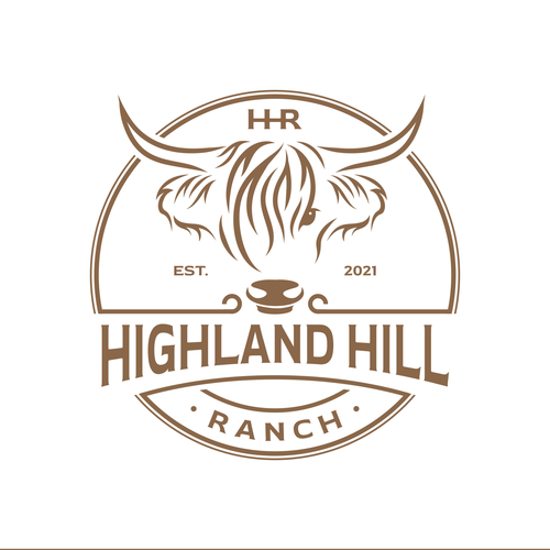 Logo and Social Design for Highland Hill Ranch. Design réalisé par optimizm