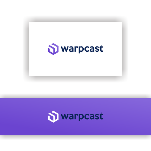 Warpcast logo-ontwerp door code.signs