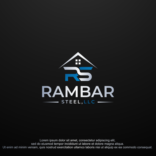 Minimalist Steel Framing Construction Design by ᶜˢ░ₒᵤᵣₐGraphic