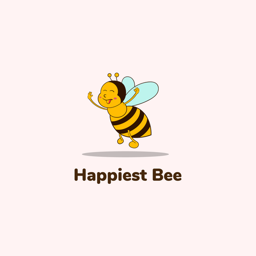 Design a cute, happy logo for Happiest Bee. Design réalisé par marselino™