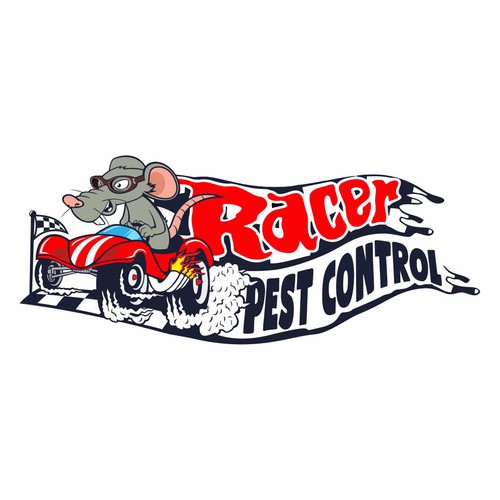 Design a cartoonish "Racing Pest at finish line" to promote our new pest control company Design by Noessa