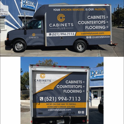 Cabinets Plus Van Wrap Design by AIMarNahD'99