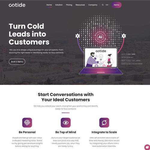 Technology Website Illustration Brilliance Design by HM Anwar