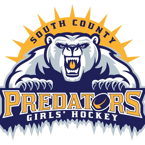 South County Predators Girls Ice Hockey | Logo design contest