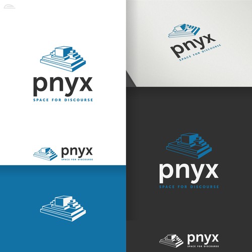 Create the identity of pnyx.org - the project that will change the way we engage in public debate Design by eonesh