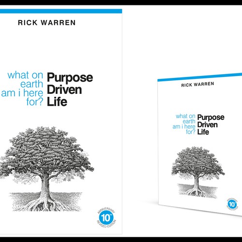 Book cover redesign for "What on Earth Am I Here For? The Purpose Driven Life" by Rick Warren Design by riverbed