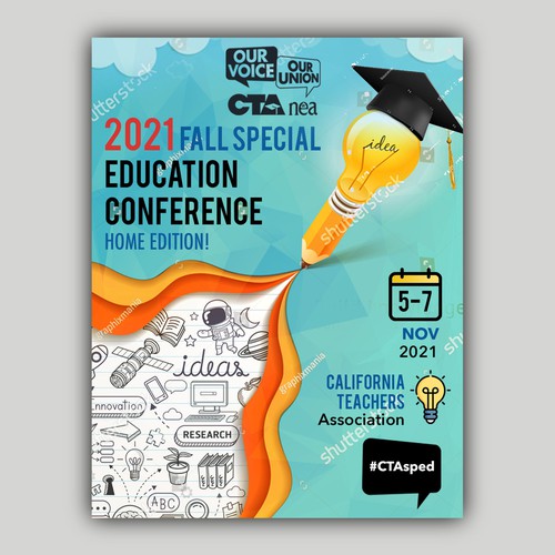 Designs CTA Special Education Conference Program Cover Other