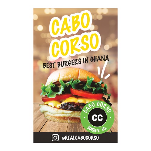Billboard for Burger Company Design by Indira P