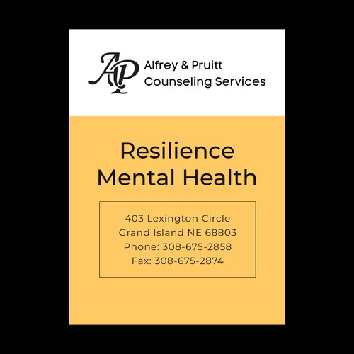 We Need a Professional Street-Facing Sign for Our New Counseling Location Design by logovora