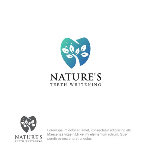 Nature's Teeth Whitening - Needs a Natural Company Logo Design by hasnagraphics