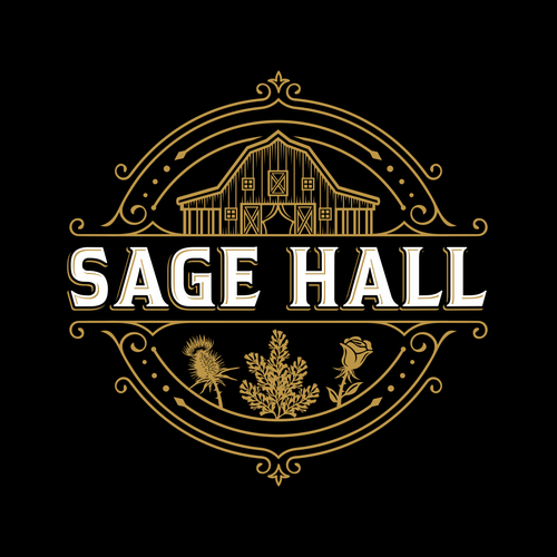 Sage Hall - Country Swing Dance & Wedding Venue Logo Design by IrfanSe