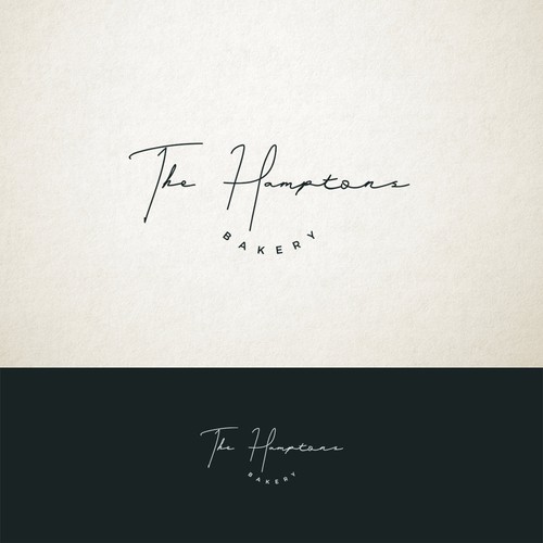 The Hamptons Bakery Logo Design by Luxum88