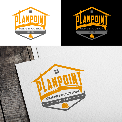 PlanPoint Construction Logo Needs A Remodel Design by Blue Day™