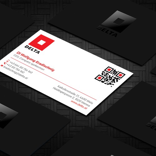 DELTA Business Card Relaunch Design by Design"Glory"