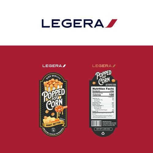 Logos Project - LEGERA - confectionary &  cereals category Design by Bea1990