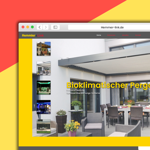 Landing page design contest entry by TwistDD