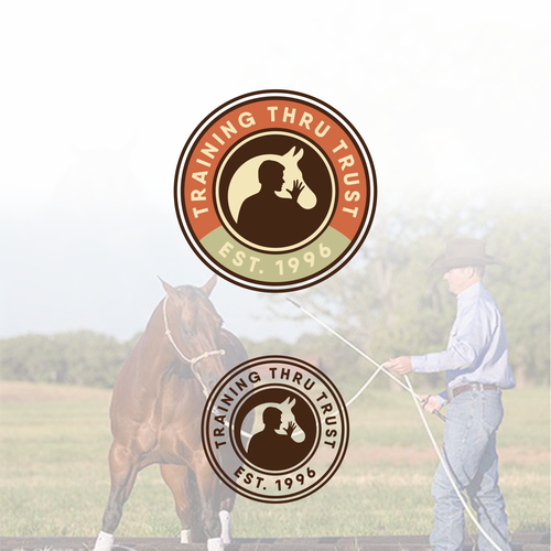 Looking for a simple but powerful horsemanship/horse trainer logo Design réalisé par Bishusal Studio™