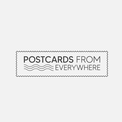 Postcards from Everywhere Logo Design by Taslima Karim
