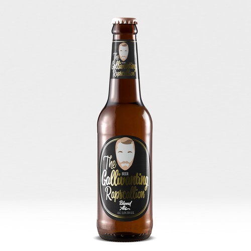 "The Gallivanting Rapscallion" beer bottle label... デザイン by Coshe®