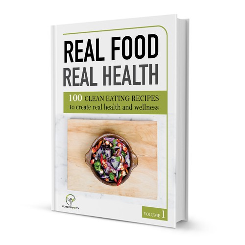 Create A Modern, Fresh Recipe Book Cover Design by LilaM