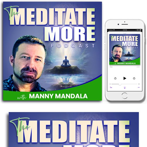 Meditation Podcast Artwork Design by Mac88graphic