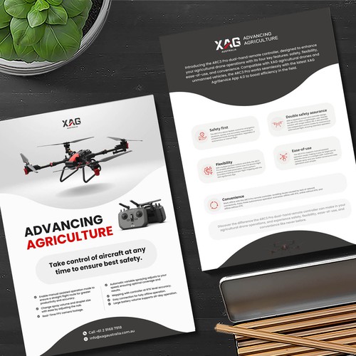 Drone Remote Controller Flyer Design Design by mahgul007⭐⭐⭐⭐⭐