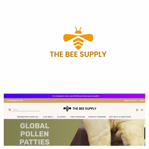 New Texas Bee Supply Logo Design by Linthing Dhewe