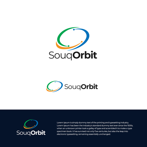 Souq Orbit logo design Design by Mouser®